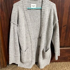 Abercrombie & Fitch Light Gray Women's Cardigan